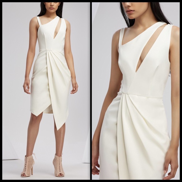 finders keepers aranciata wrap dress